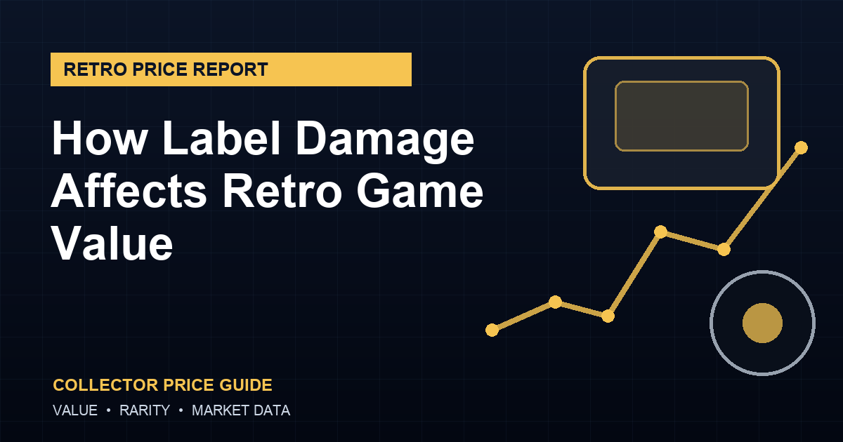 how label damage affects retro game value guide featured image