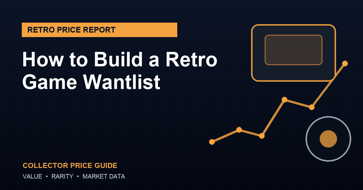 How to Build a Retro Game Wantlist