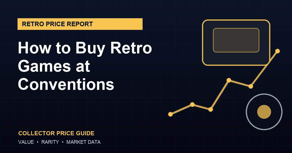 how to buy retro games at conventions guide featured image