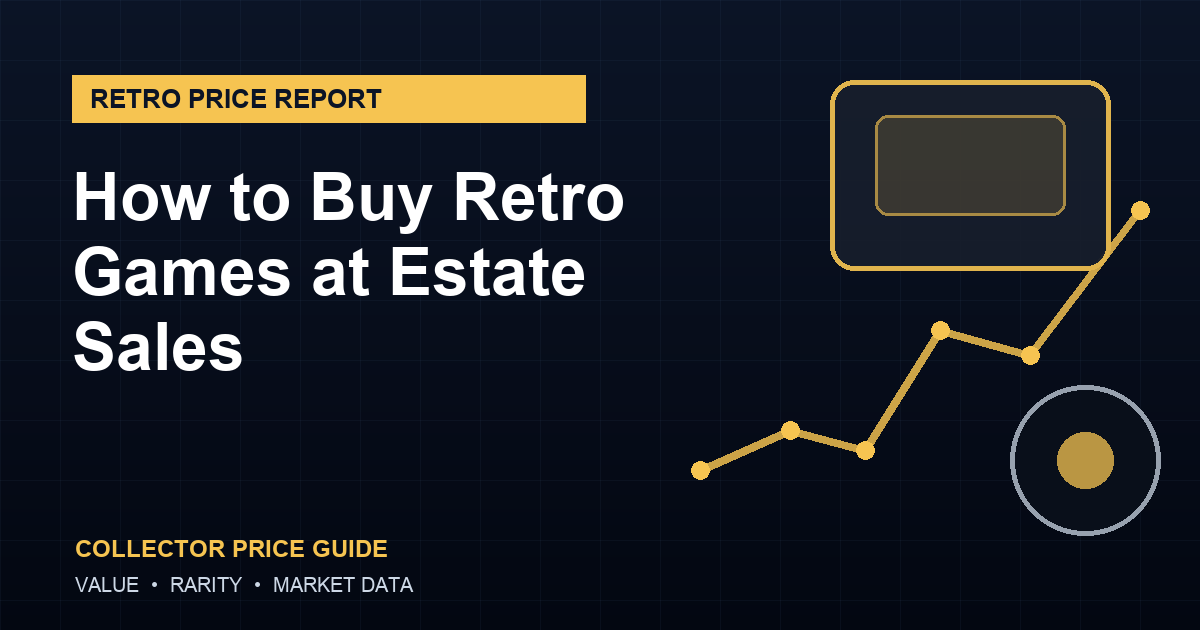How to Buy Retro Games at Estate Sales