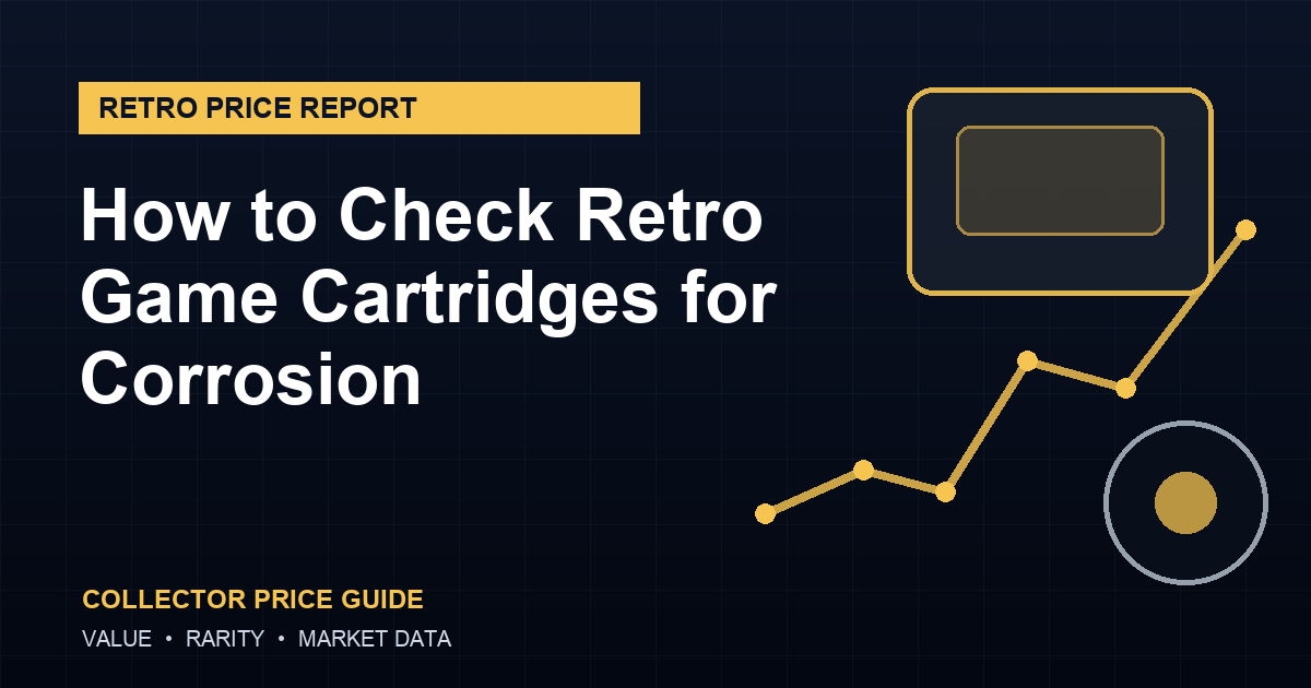 How to Check Retro Game Cartridges for Corrosion