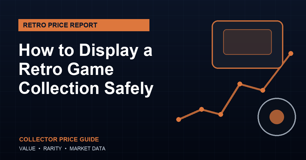 How to Display a Retro Game Collection Safely