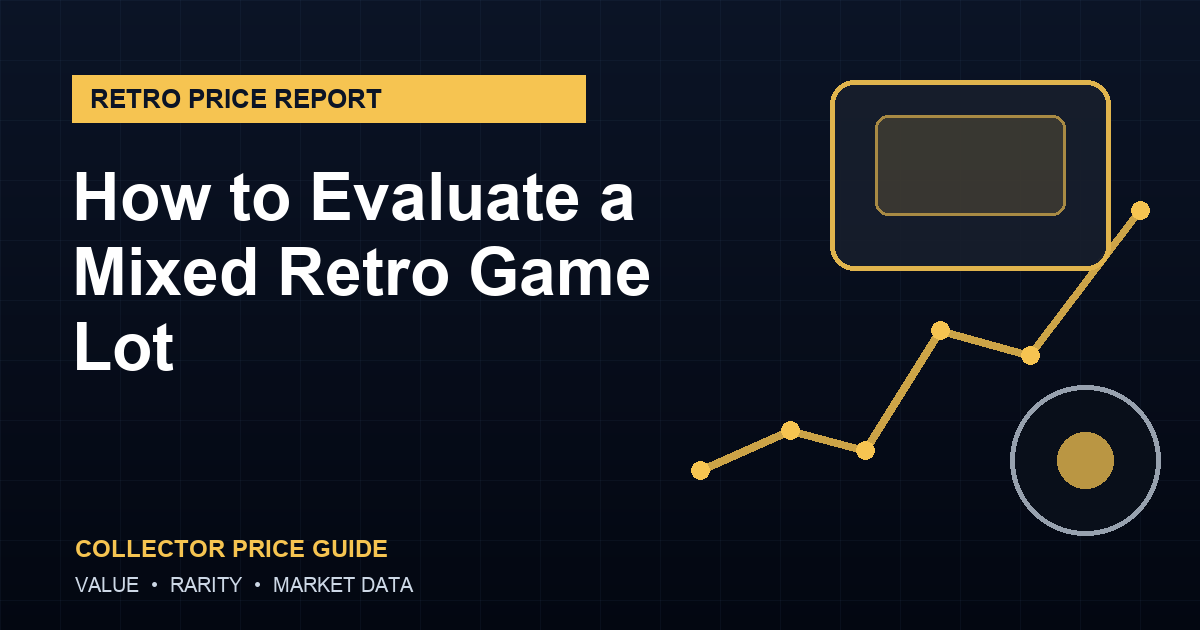 How to Evaluate a Mixed Retro Game Lot