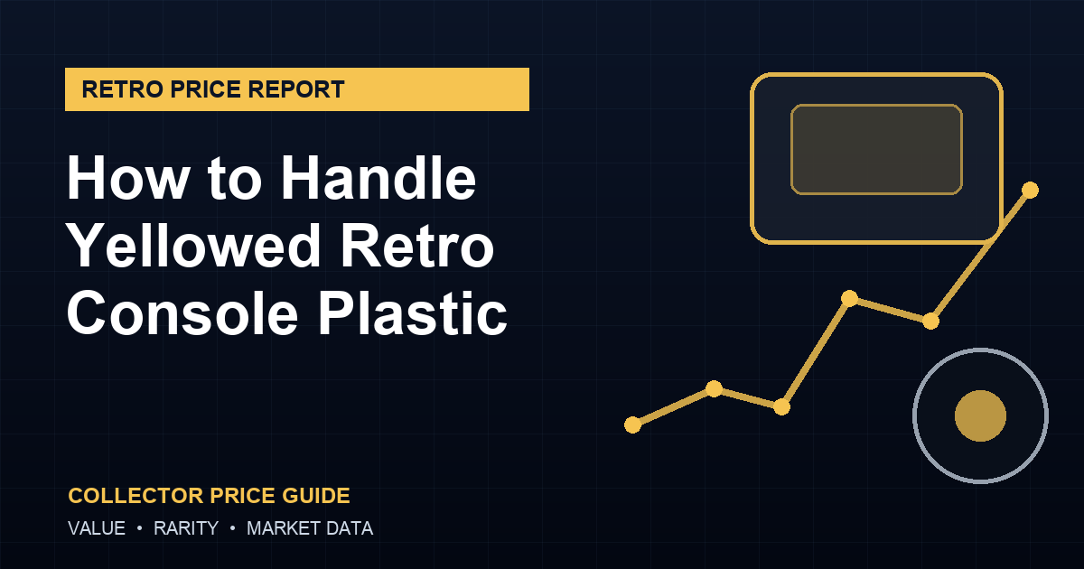 How to Handle Yellowed Retro Console Plastic
