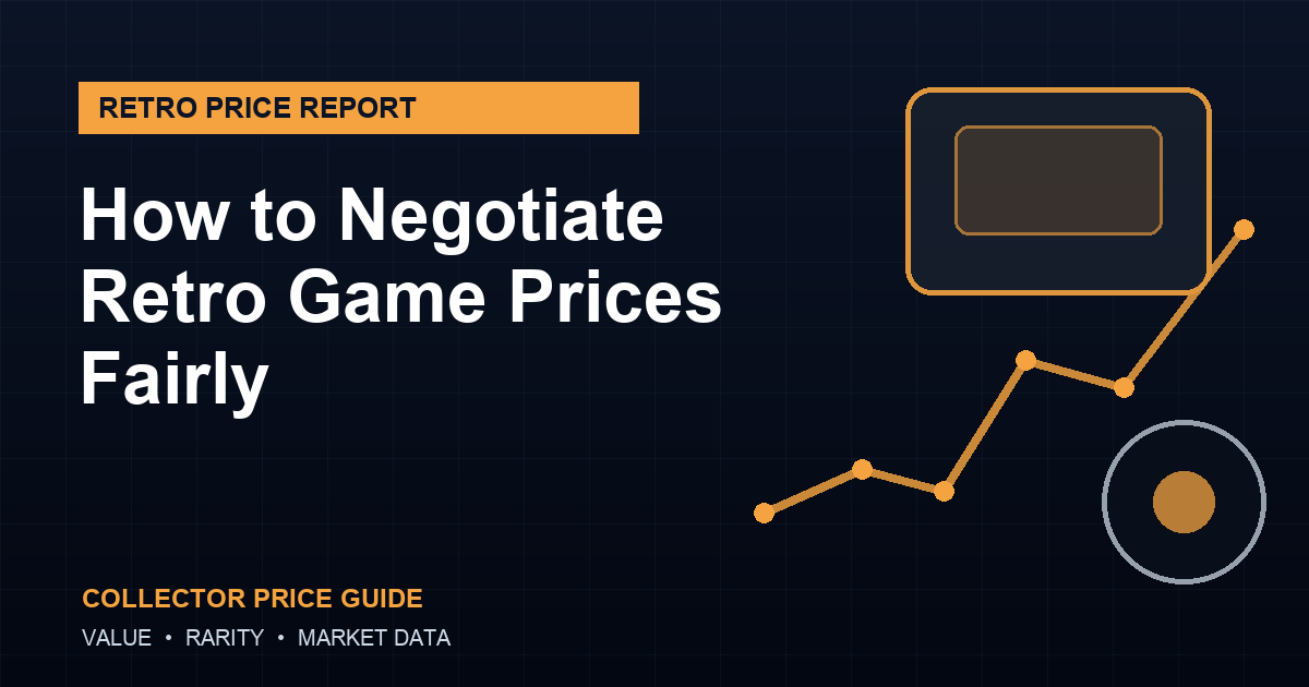 How to Negotiate Retro Game Prices Fairly