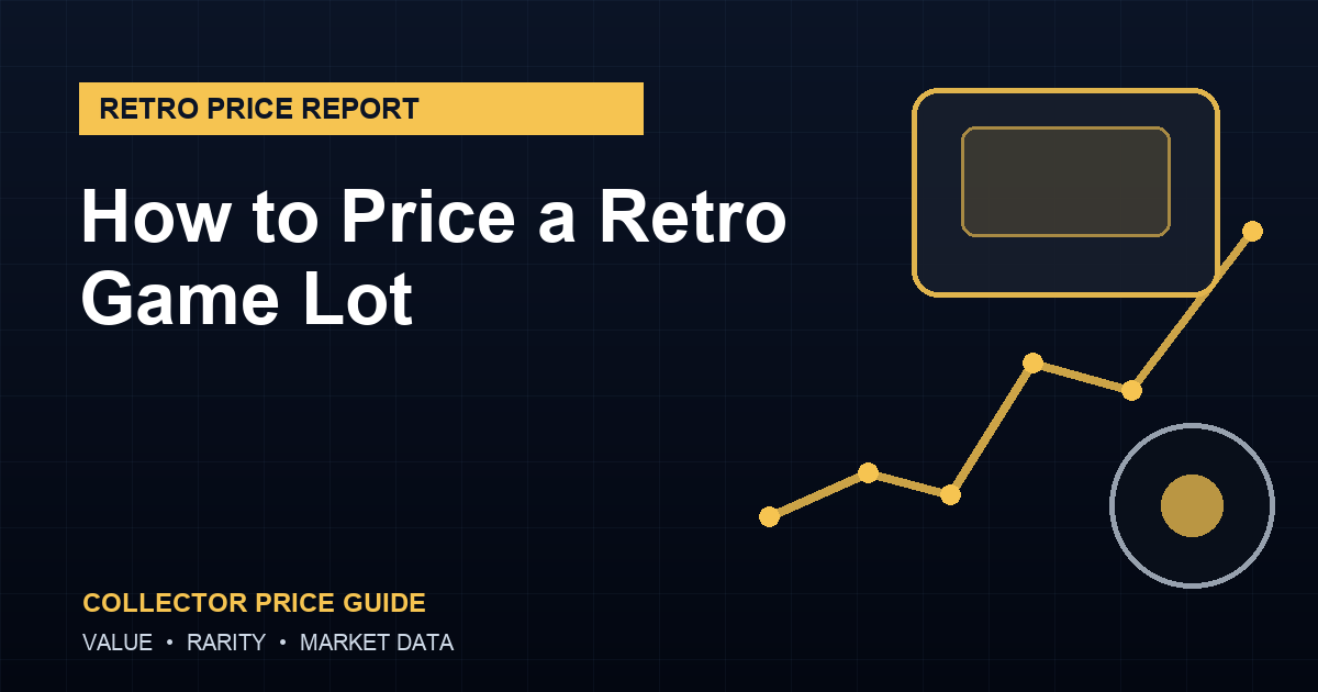 how to price a retro game lot guide featured image