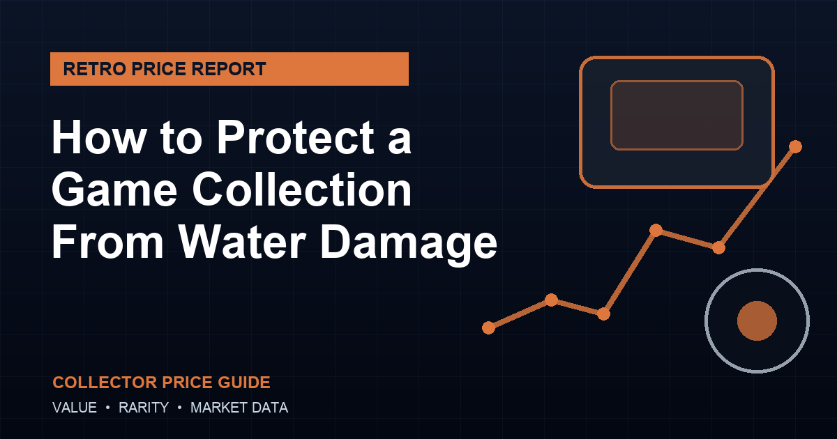 How to Protect a Game Collection From Water Damage