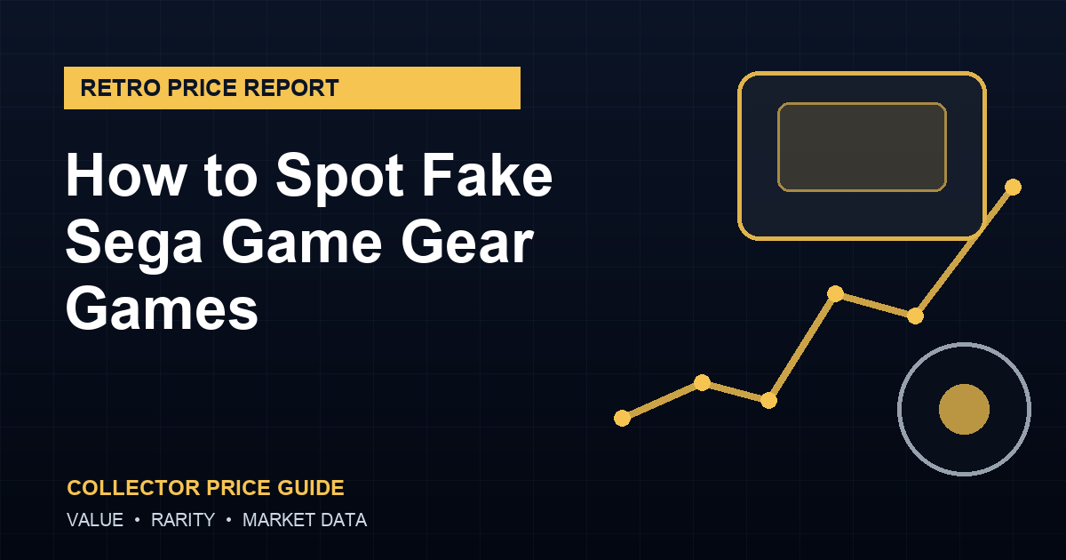 How to Spot Fake Sega Game Gear Games