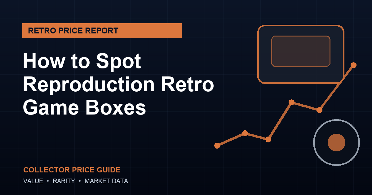 How to Spot Reproduction Retro Game Boxes