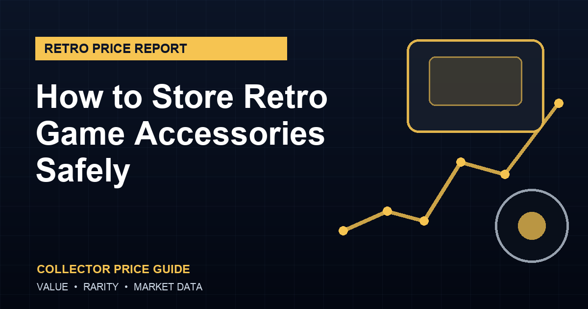 How to Store Retro Game Accessories Safely