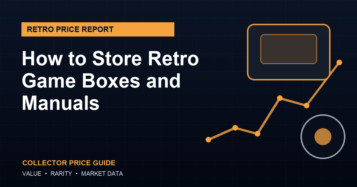 how to store retro game boxes and manuals guide featured image