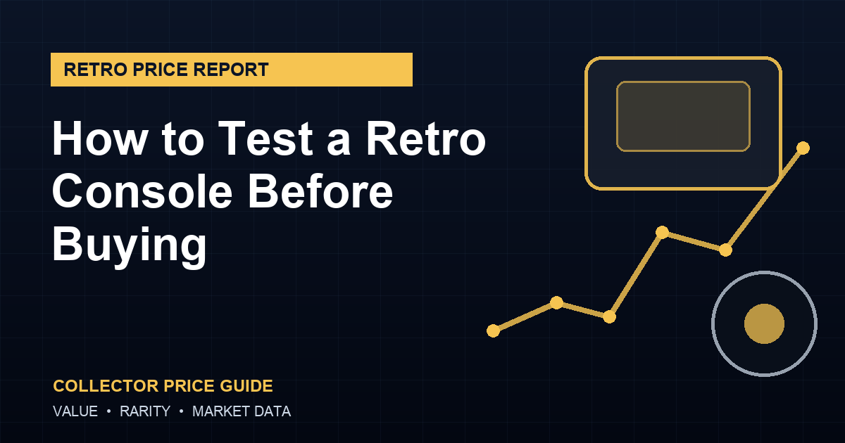 How to Test a Retro Console Before Buying