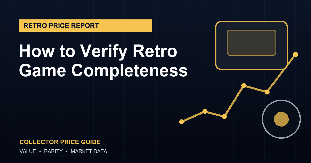 How to Verify Retro Game Completeness